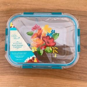 Pioneer Woman glass storage container